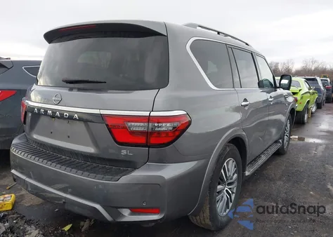 2021 Nissan Armada Sl 4Wd z USA, uszkodzony, nr VIN JN8AY2BB7M9795237